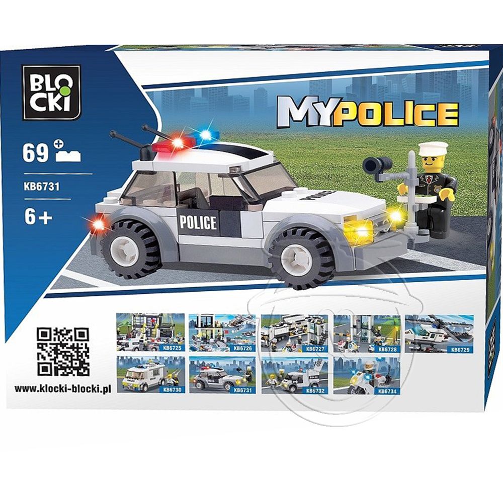 Конструктор, Полицейска кола, 69 ел.