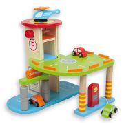 Дървен паркинг с асансьор