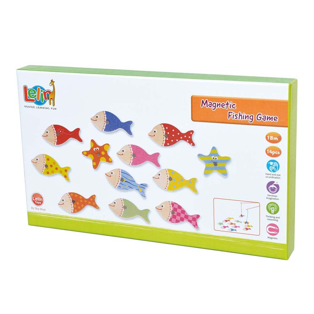 Дървен магнитен риболов