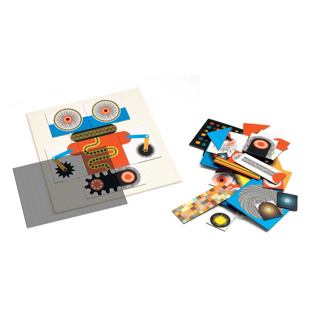 Магнитен пъзел, Анимирани картини, Роботи