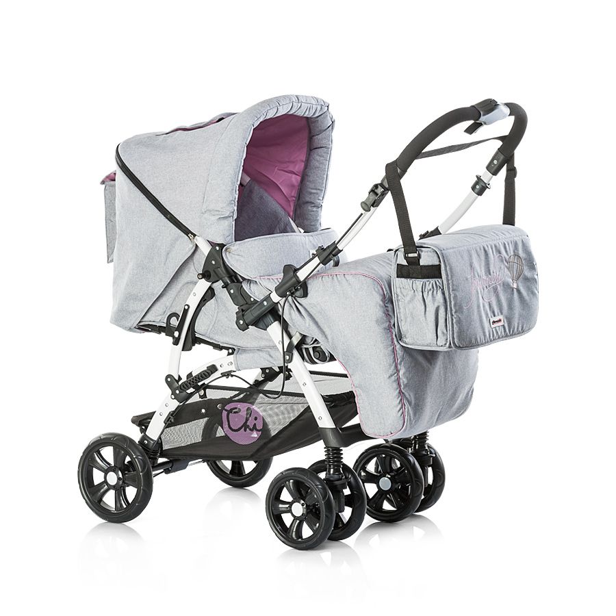 Chipolino, Комбинирана количка Дакота, , розова