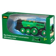 Парен локомотив с батерия, зелен