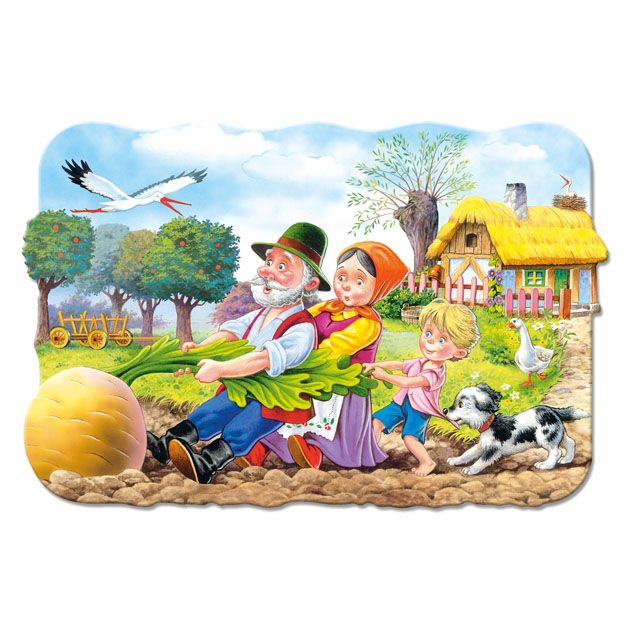 Дядо вади ряпа, пъзел 30 части