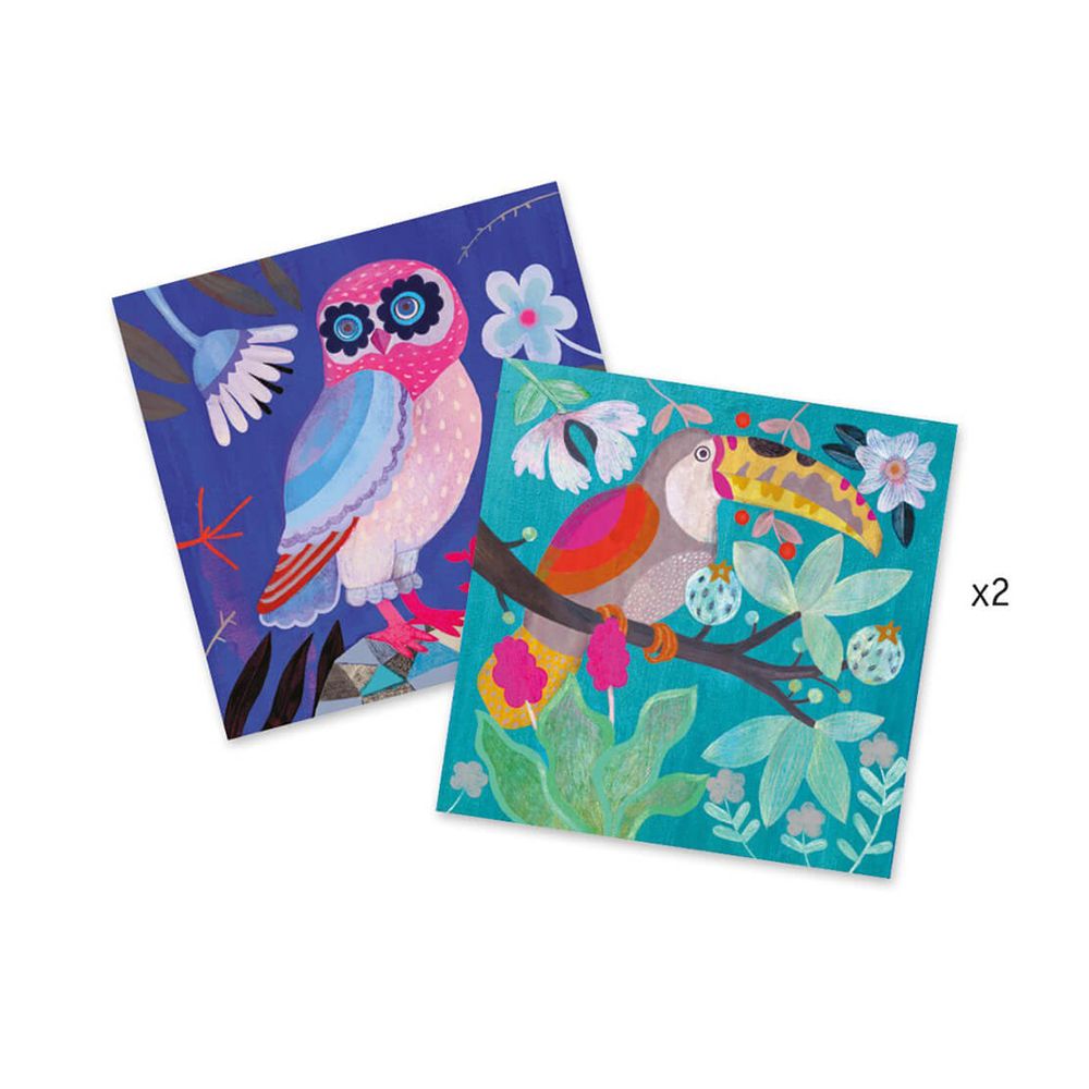 Изкуство с пайети, Птици