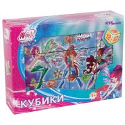 Картонени кубчета, Winx, 12 броя