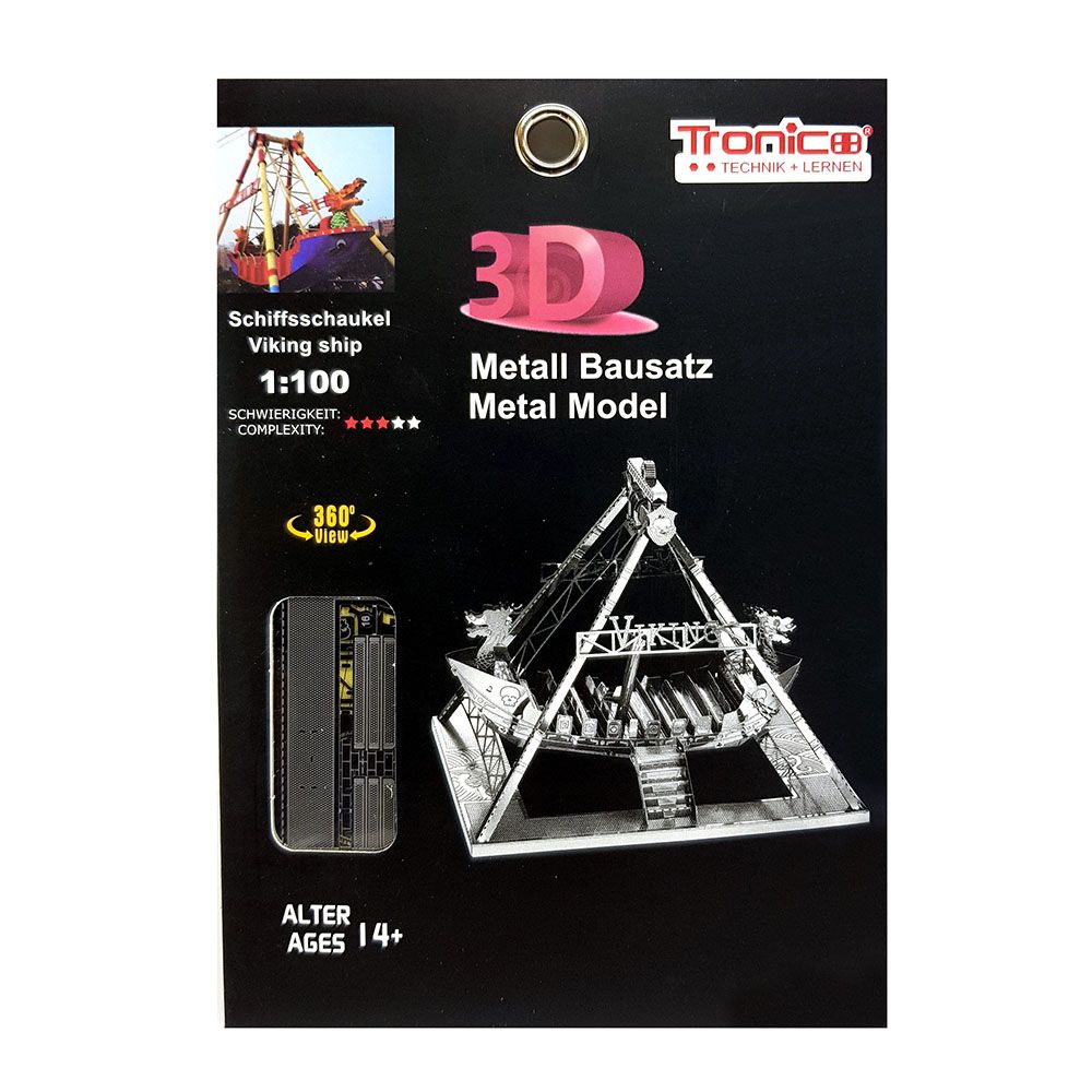 Tronico, 3D метален пъзел, Викингски кораб