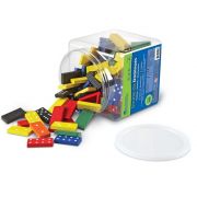 Гигантско дървено домино в буркан