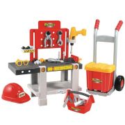 Работилница за деца, с инструменти и количка