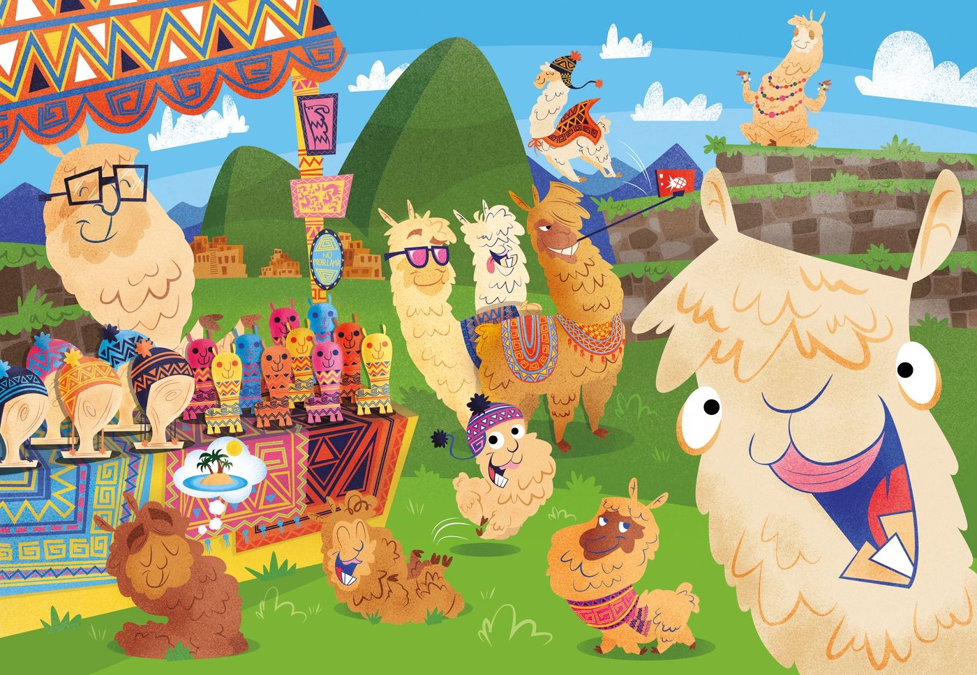 No Probllama, пъзел 104 части