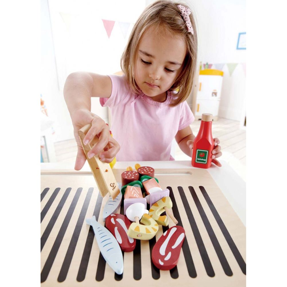 Дървен готварски комплект, Барбекю