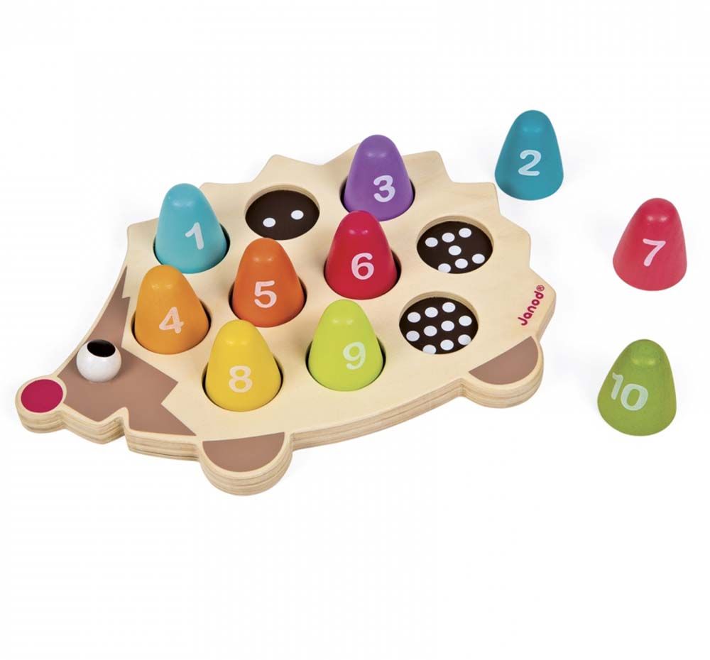 Дървен таралеж, Научи се да броиш