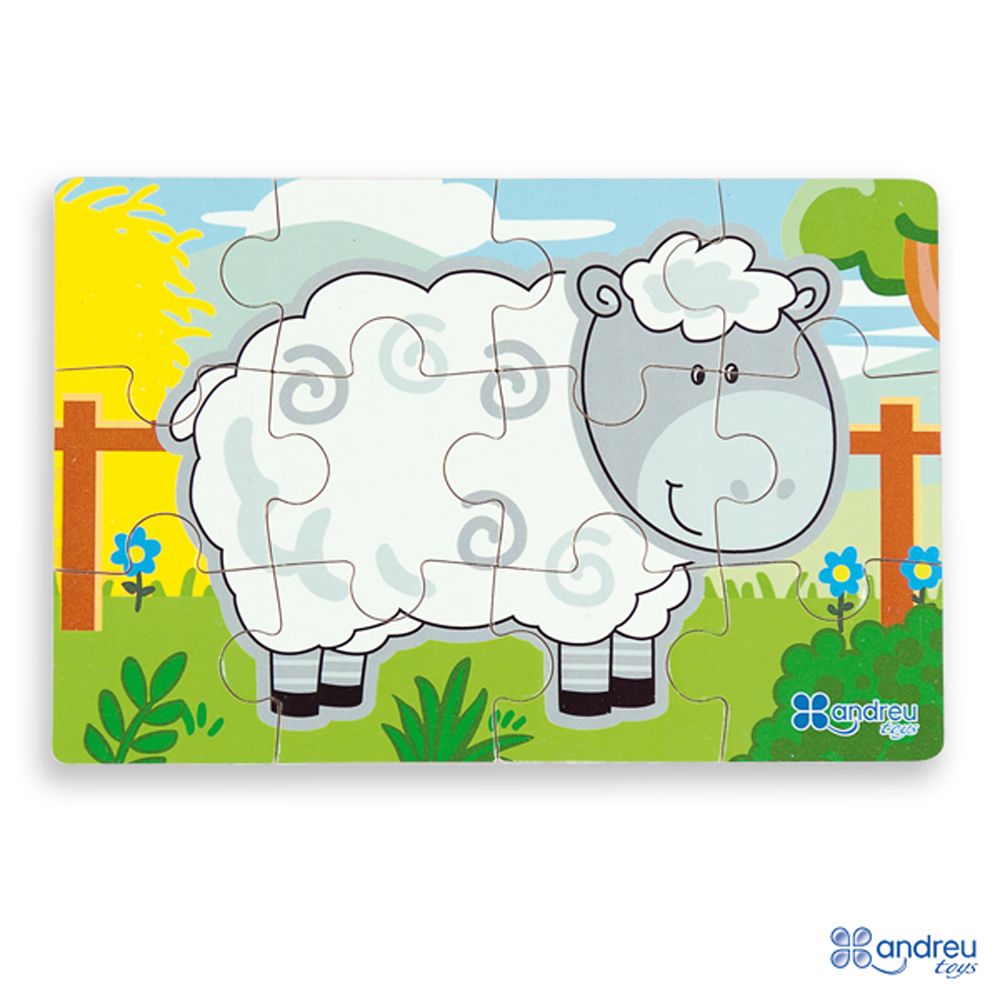 4 пъзела в кутия Ферма