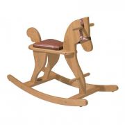 Страхотно дървено конче - люлка