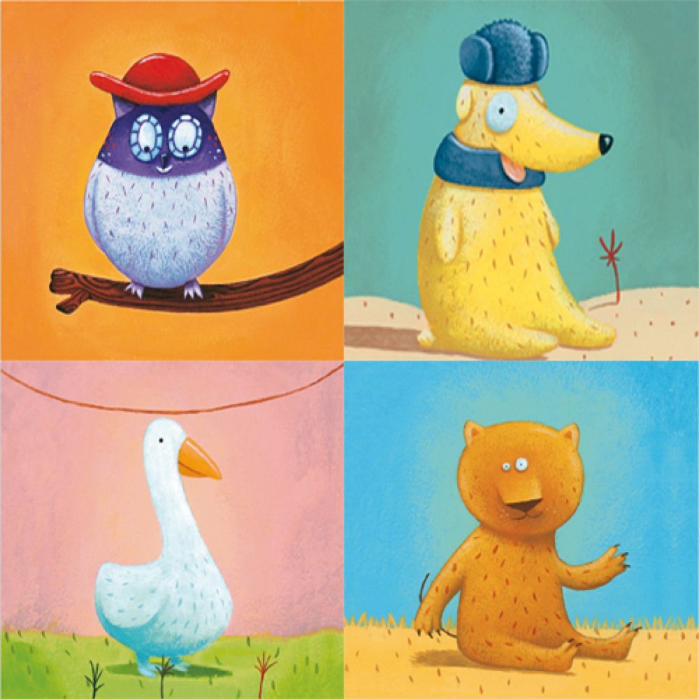 Детски стикери, Декорирай животинче