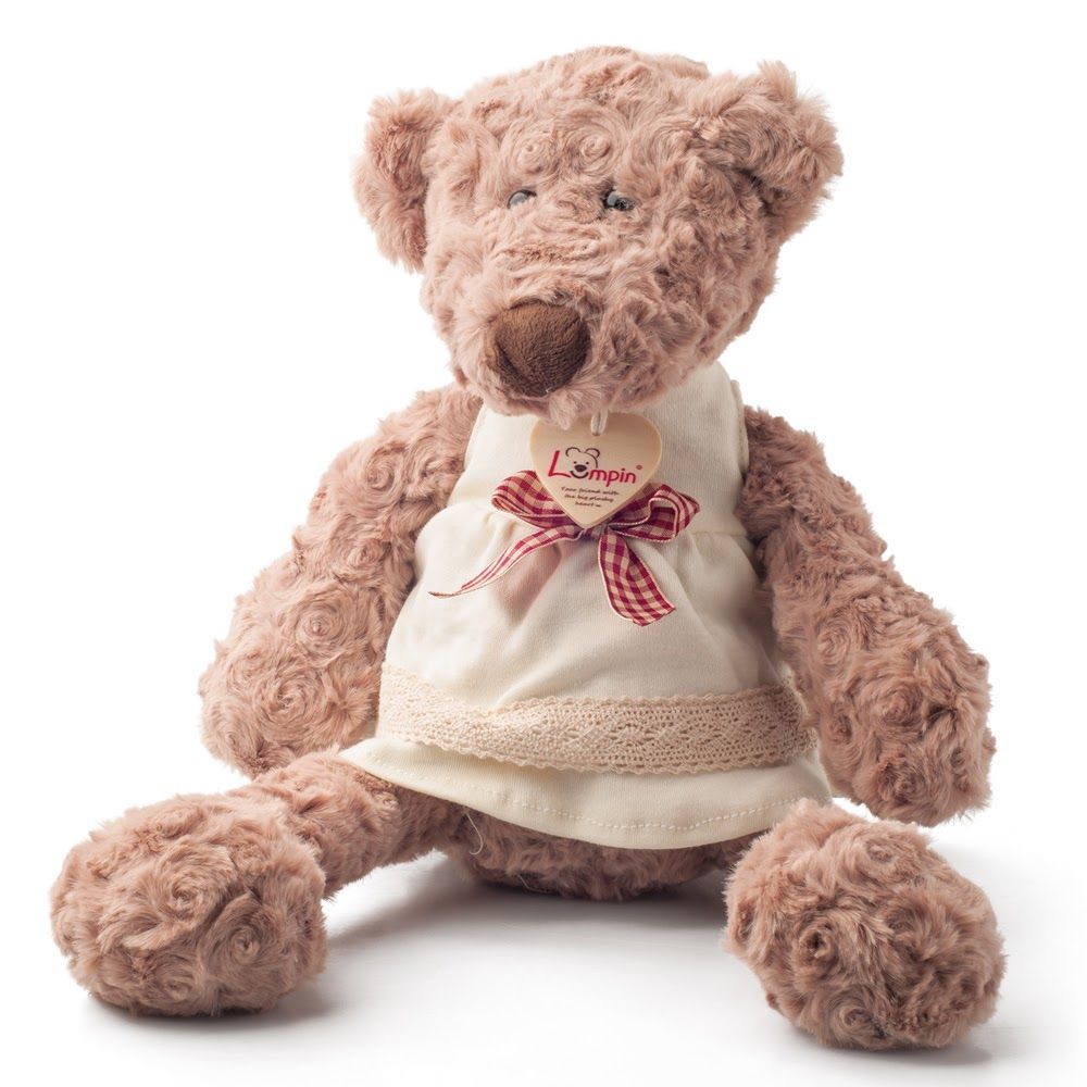 Lumpin, Плюшена Меца с рокля, 43 см.