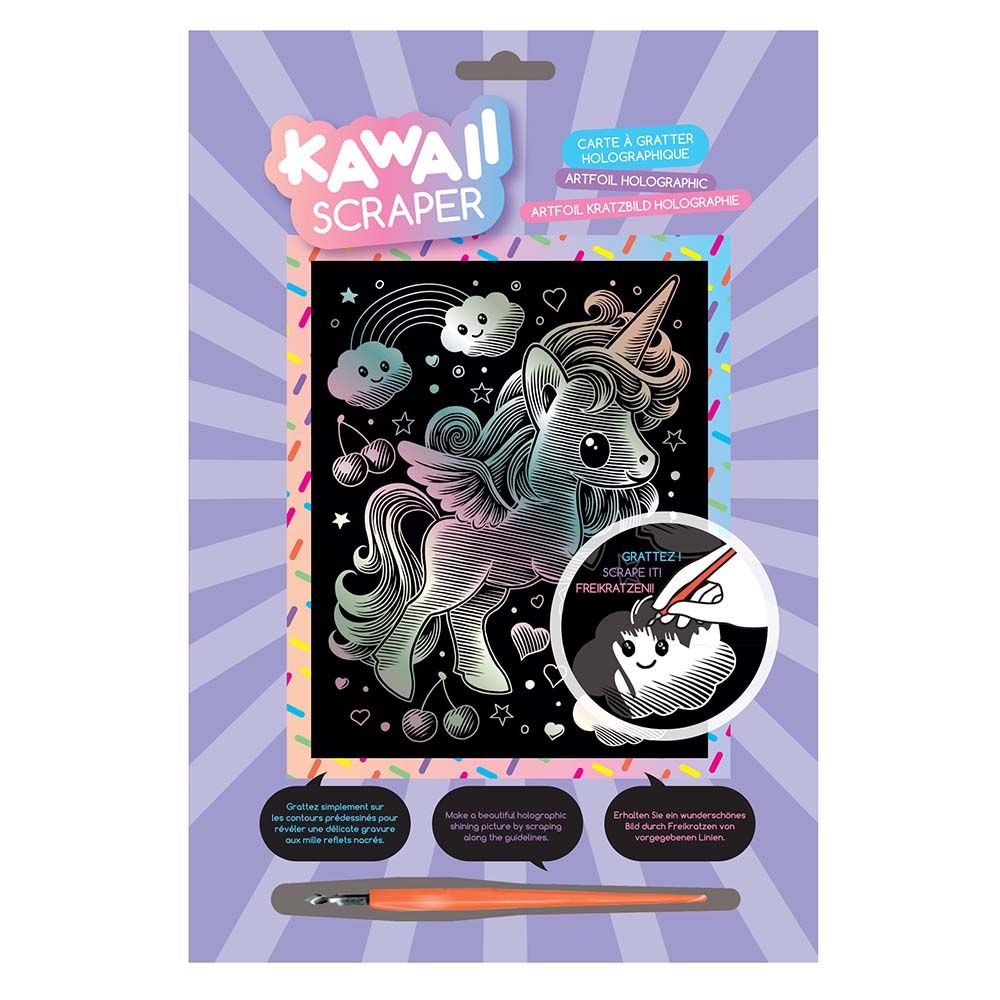 KSG crafts, Гравиране на холограмна основа, Еднорог