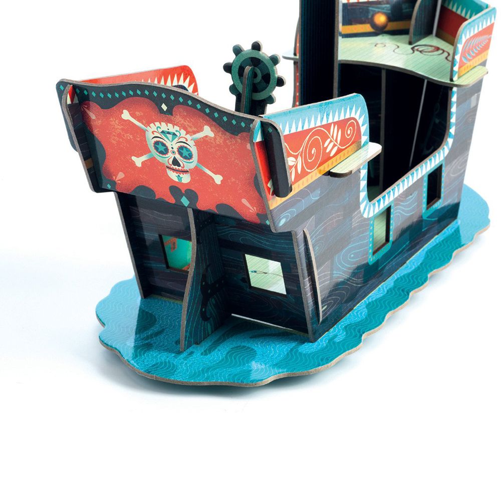 3D кораб за малки пирати