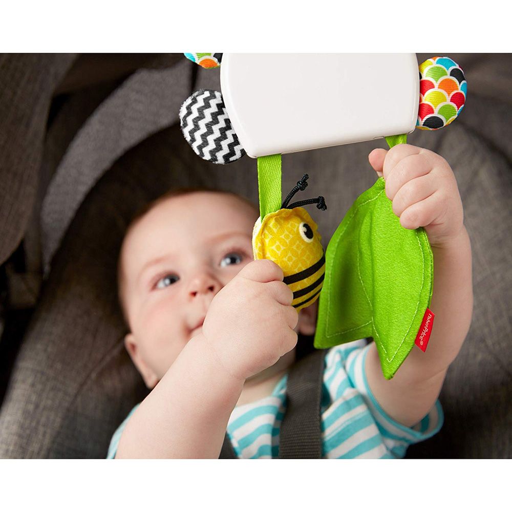 Бебешка занимателна играчка с огледало, Панда