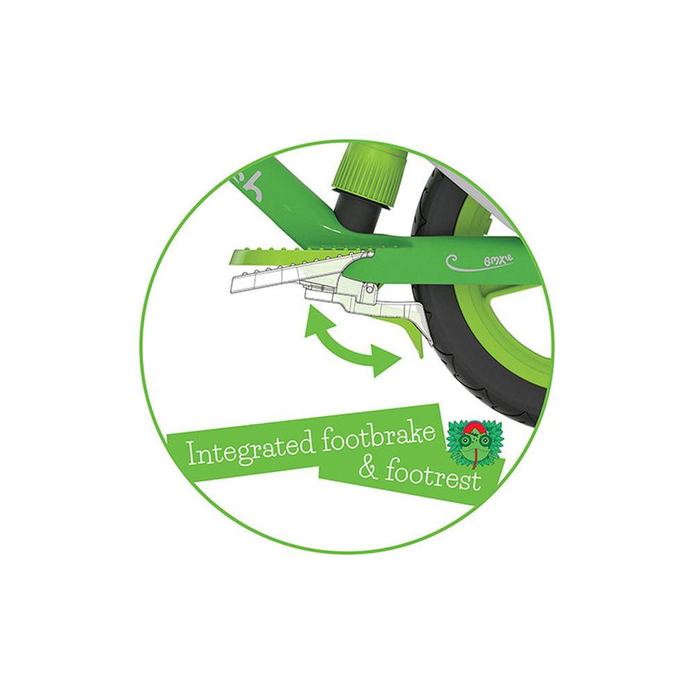 BMXie 02, колело за баланс, зелено