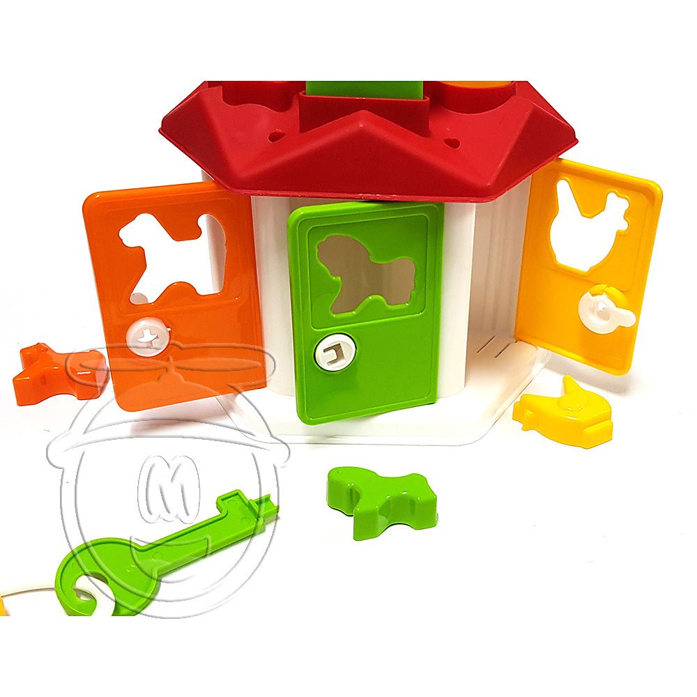 Къща сортер с ключалки