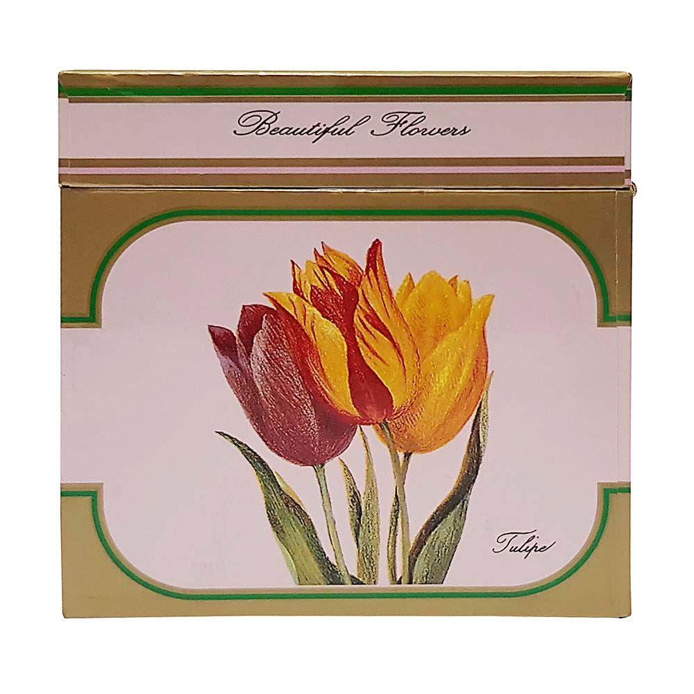 Музикална кутия Цветя, розова