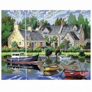 Рисуване по номера голям размер, Спокойни води