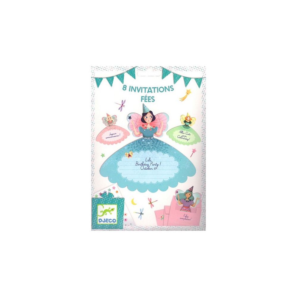 Djeco, Комплект за изработка на покани, Феи