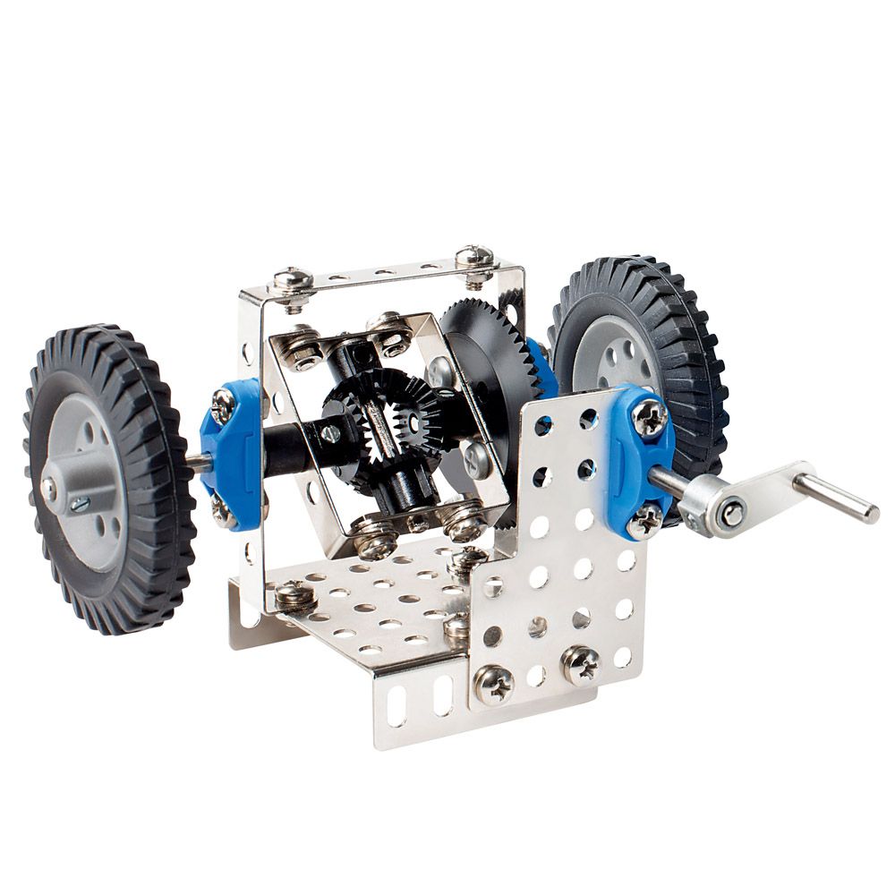 Метален конструктор, Устройства със зъбни колела - 6 модела, 250 части