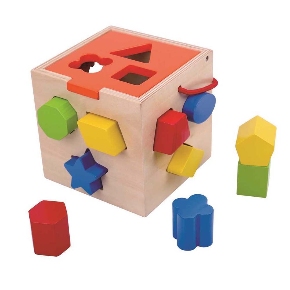 Tooky Toy, Дървен сортер, Кубче изненада