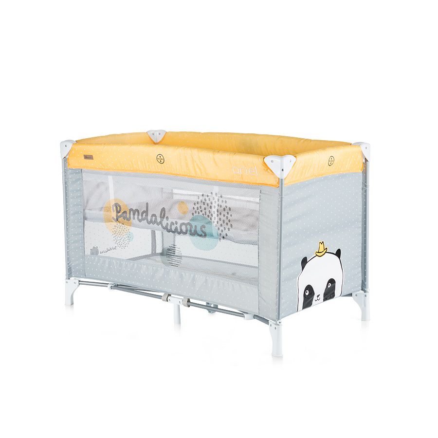 Chipolino, Детска кошара за спане и игра Ариел, , жълта