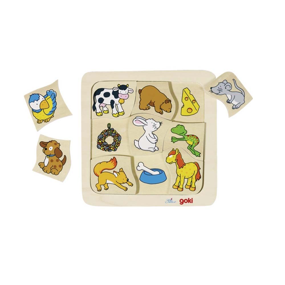 Goki, Дървен пъзел, Кой какво яде?
