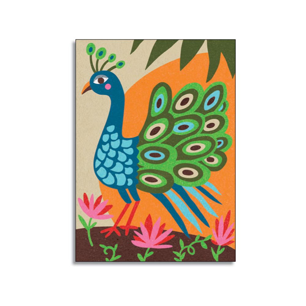 Творчески комплект за рисуване с цветен пясък, Райски птици