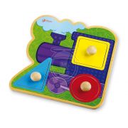 Дървен пъзел за най-малките, Влакче