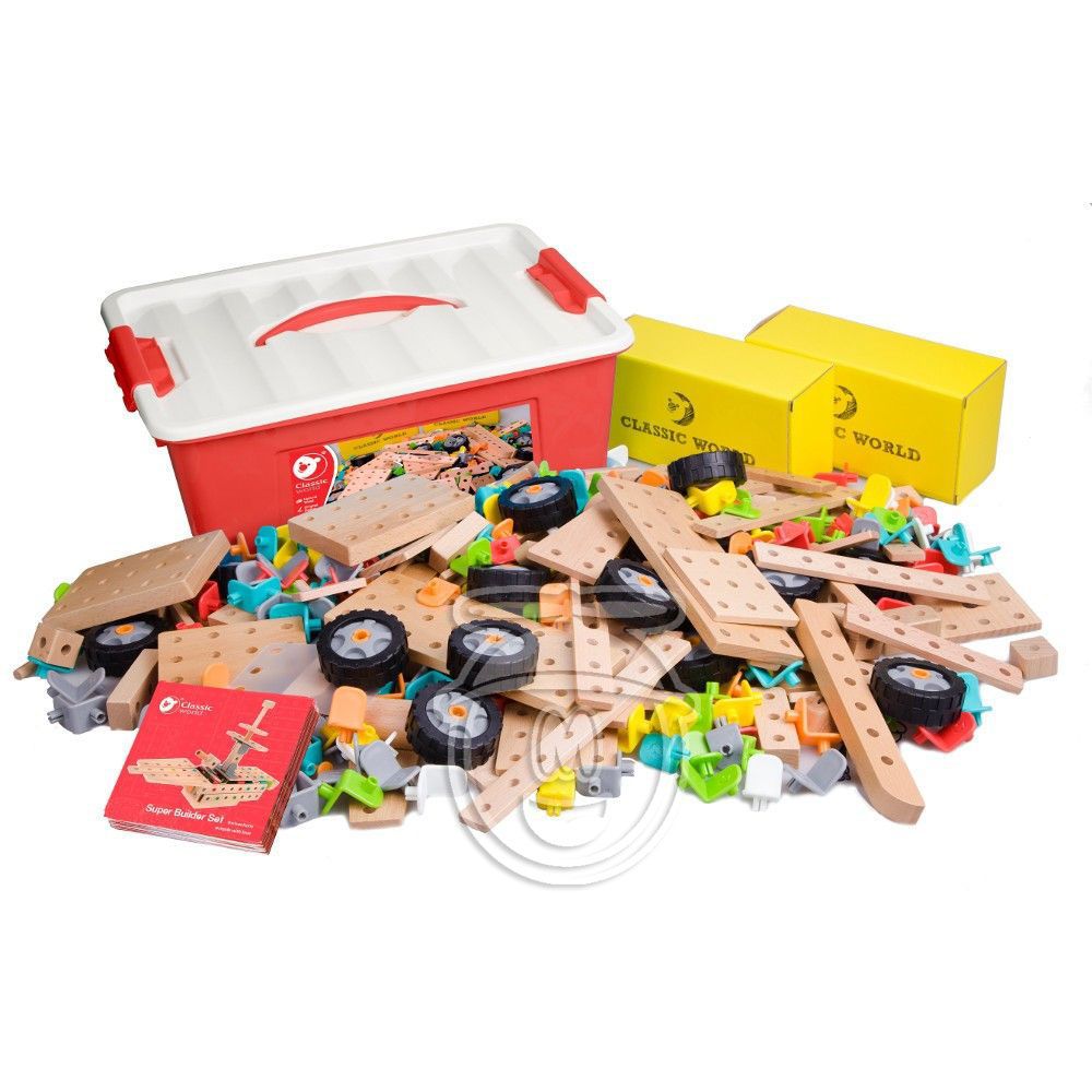 Classic world, Дървен конструктор в кутия, 500 части
