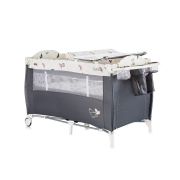 Детска кошара за спане и игра Бела, , графит