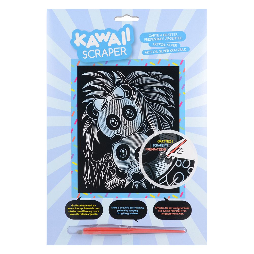 KSG crafts, Гравиране на сребърна основа, Панда