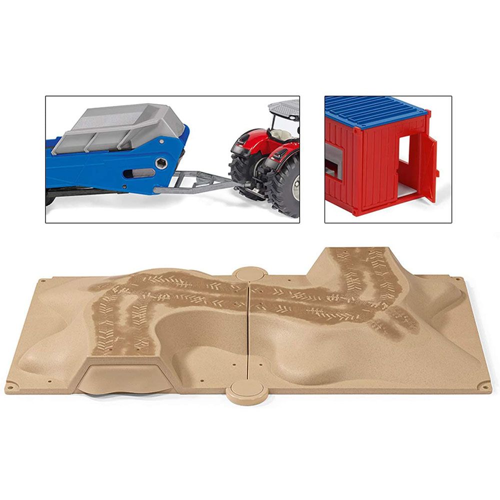 Строителна площадка с подвижен кран