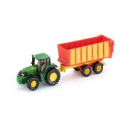 Трактор, с ремарке за силаж, John Deere
