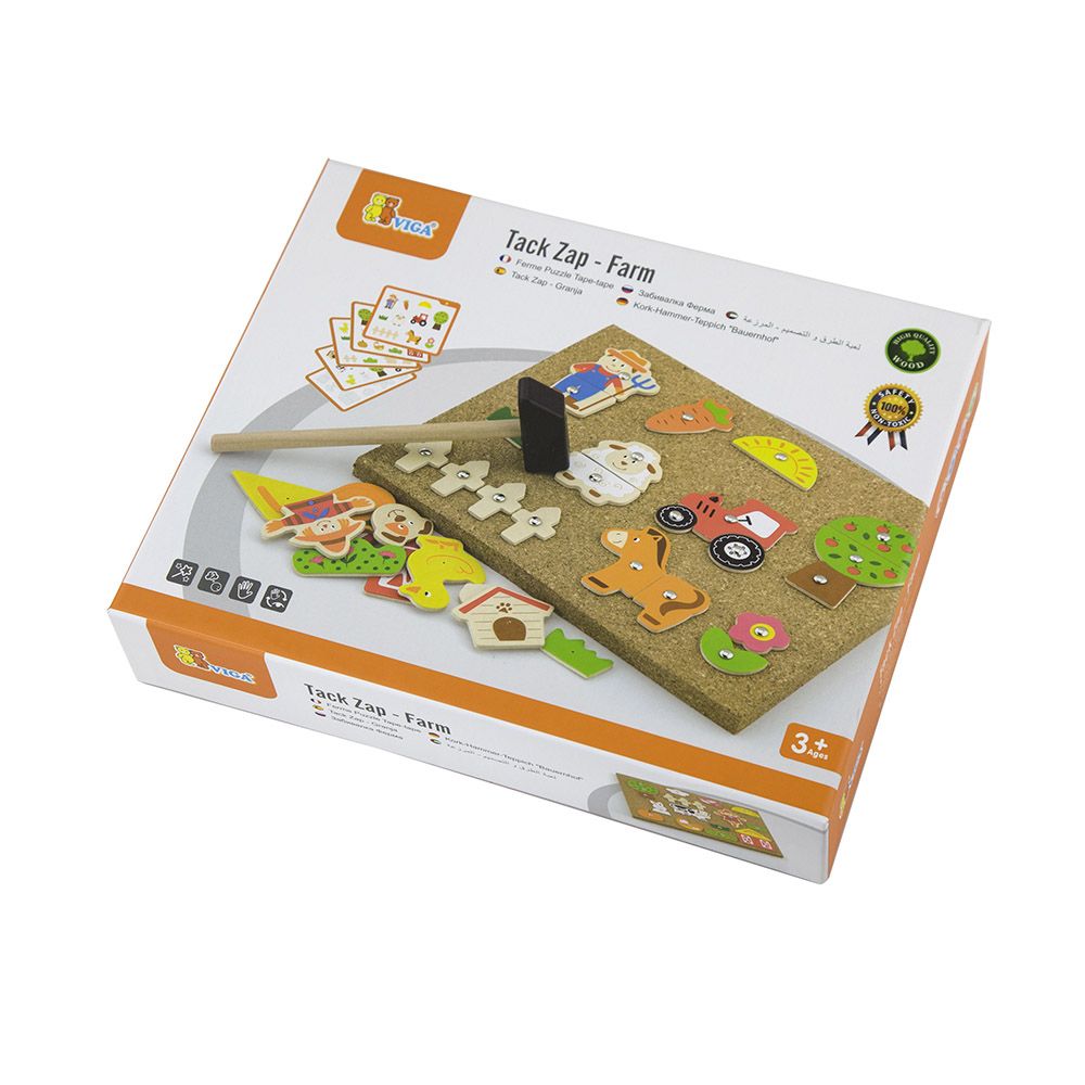 Дъска с чукче и пирони, Ферма