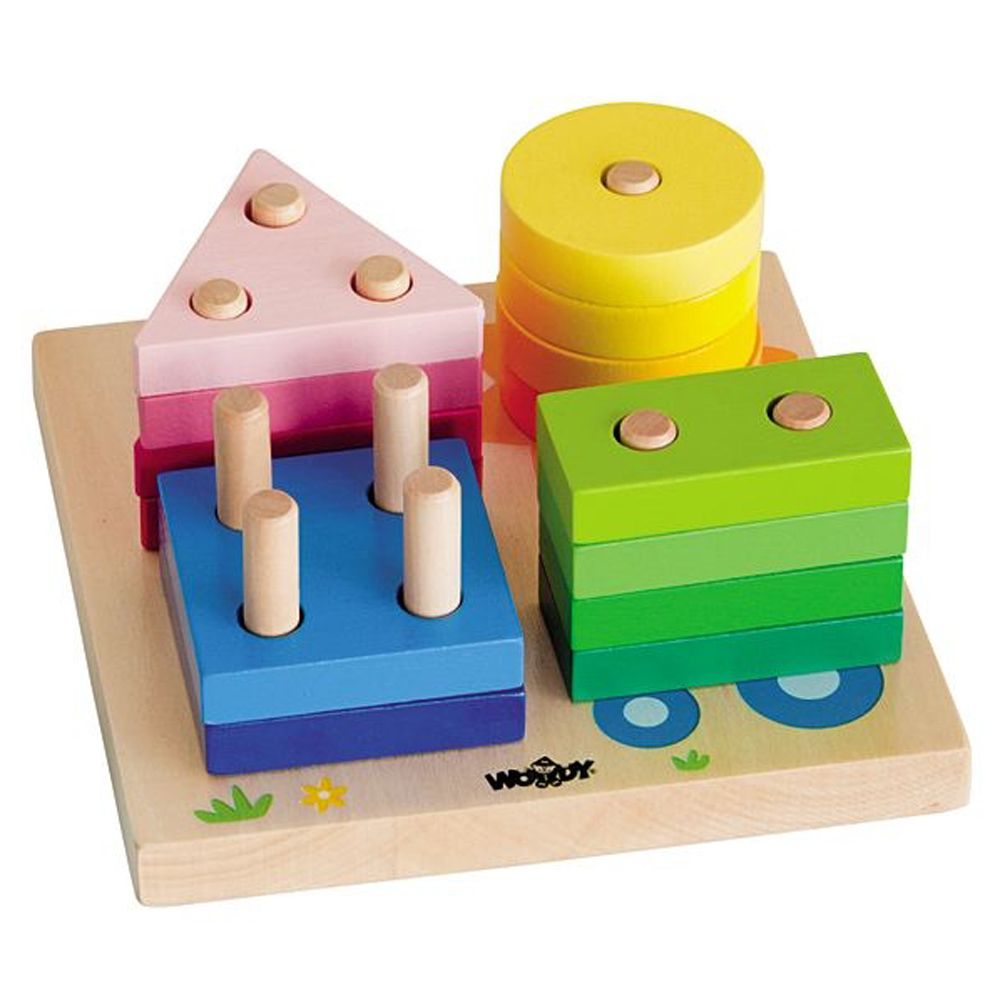 Woodyland, Низанка Форми и цветове - къщичка и слънце