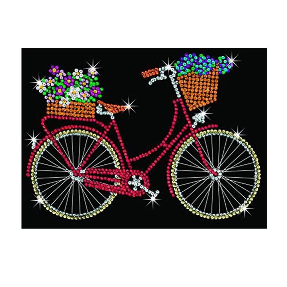 Изкуство с пайети, Велосипед