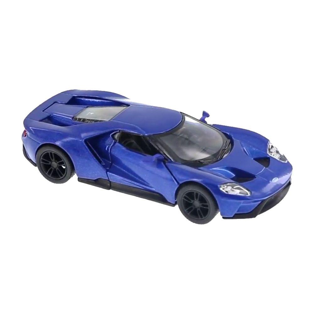 die-cast, метална кола за колекциониране, 1221 , Ford GT 2017, синя, Goki