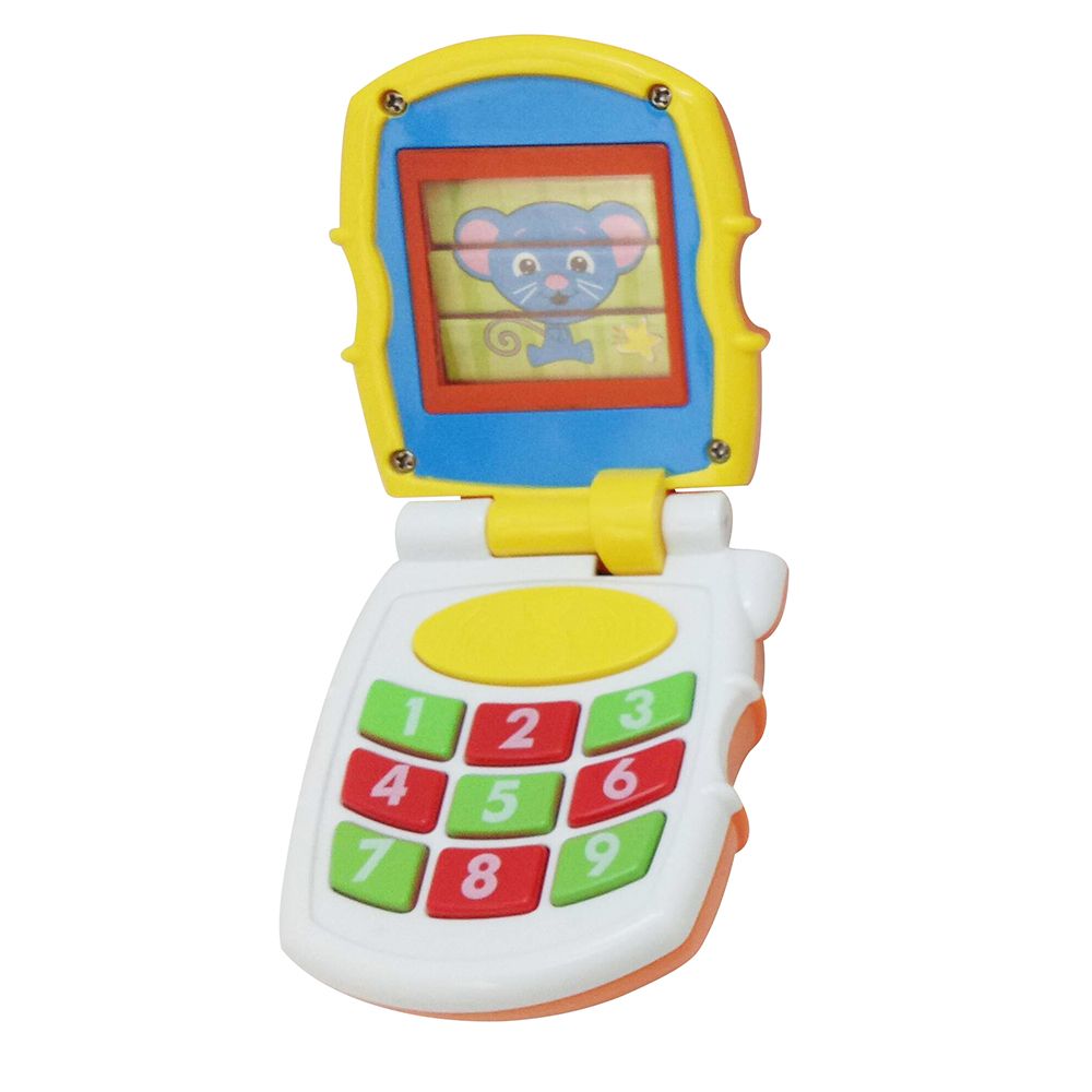 Бебешки мобилен телефон, с музика и светлина, асортимент