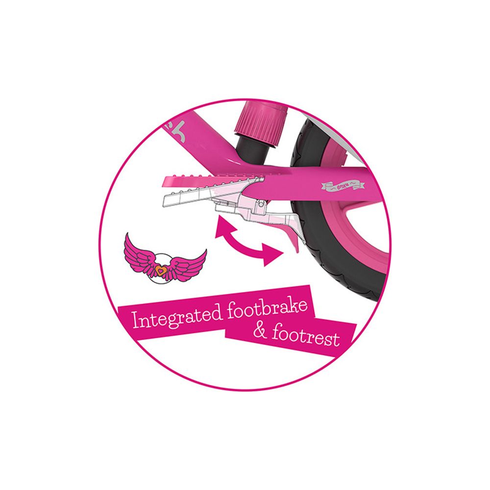 BMXie 02, колело за баланс, розово