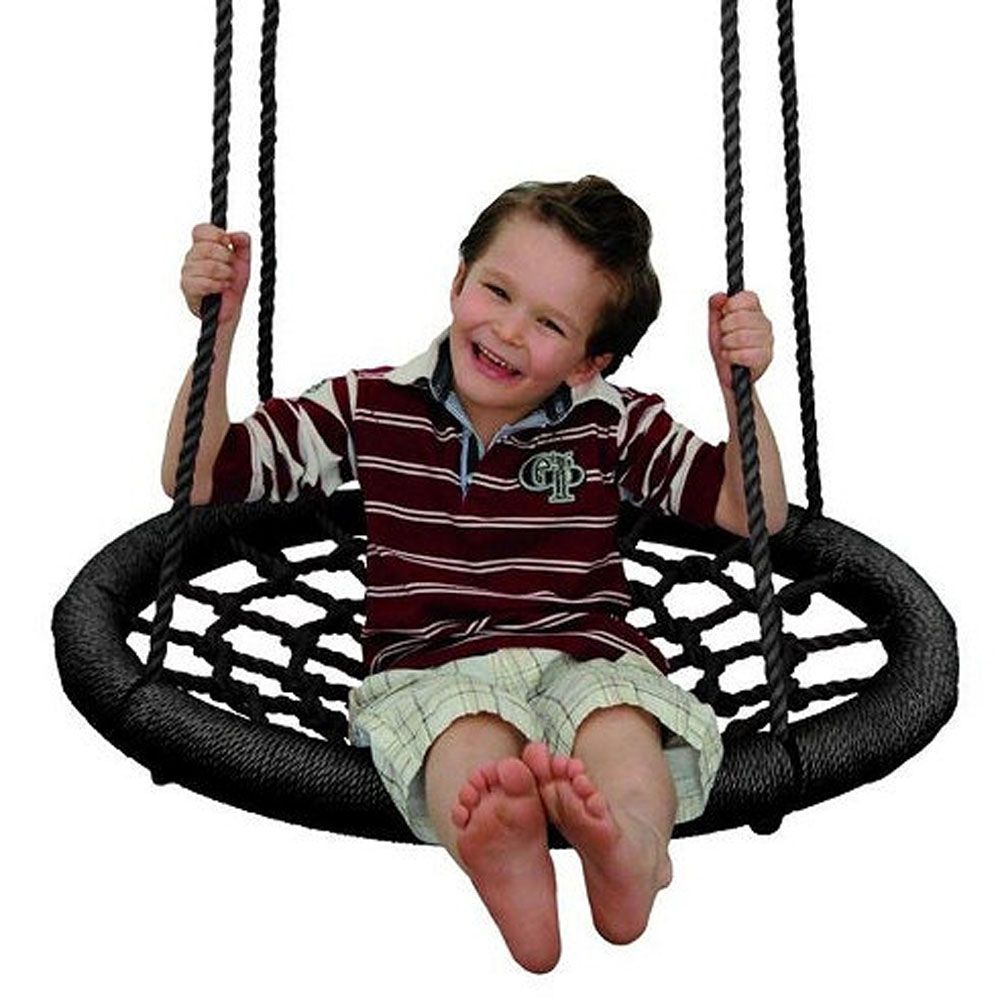 Кръгла люлка 85 см., черна