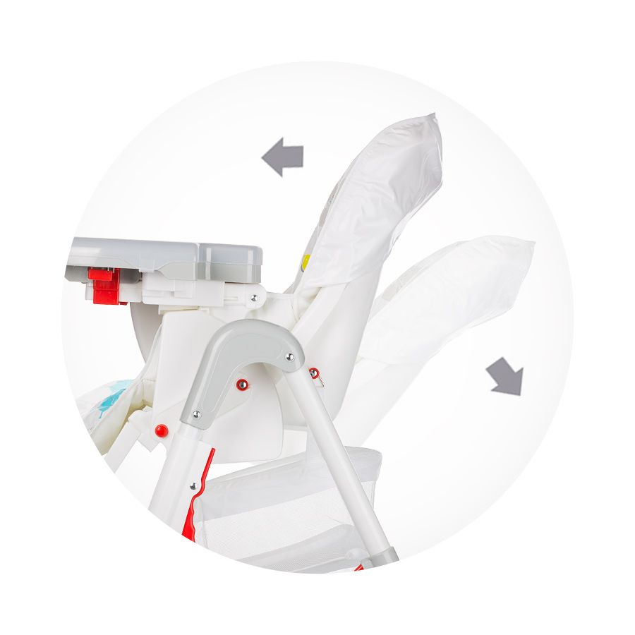 Столче за хранене Кан Кан, , сиво