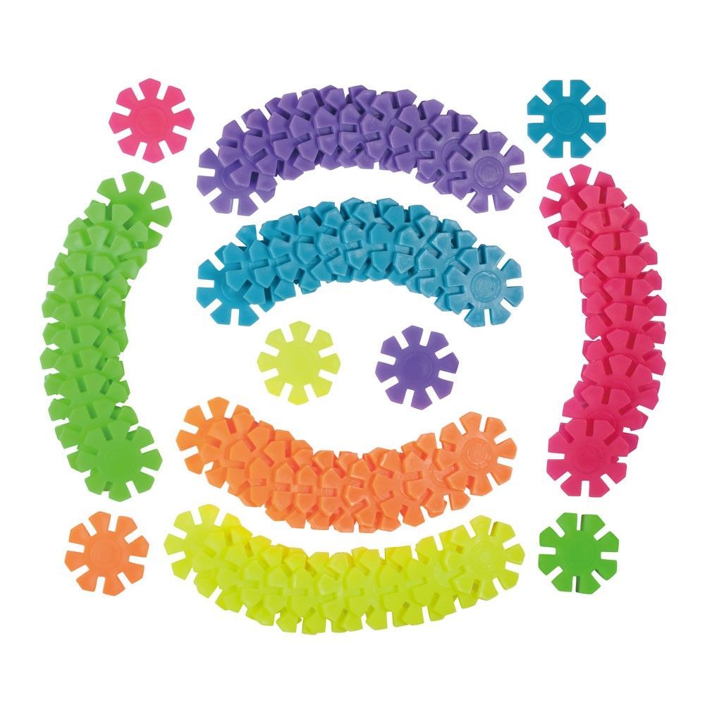 Цветен пластмасов конструктор, 72 части