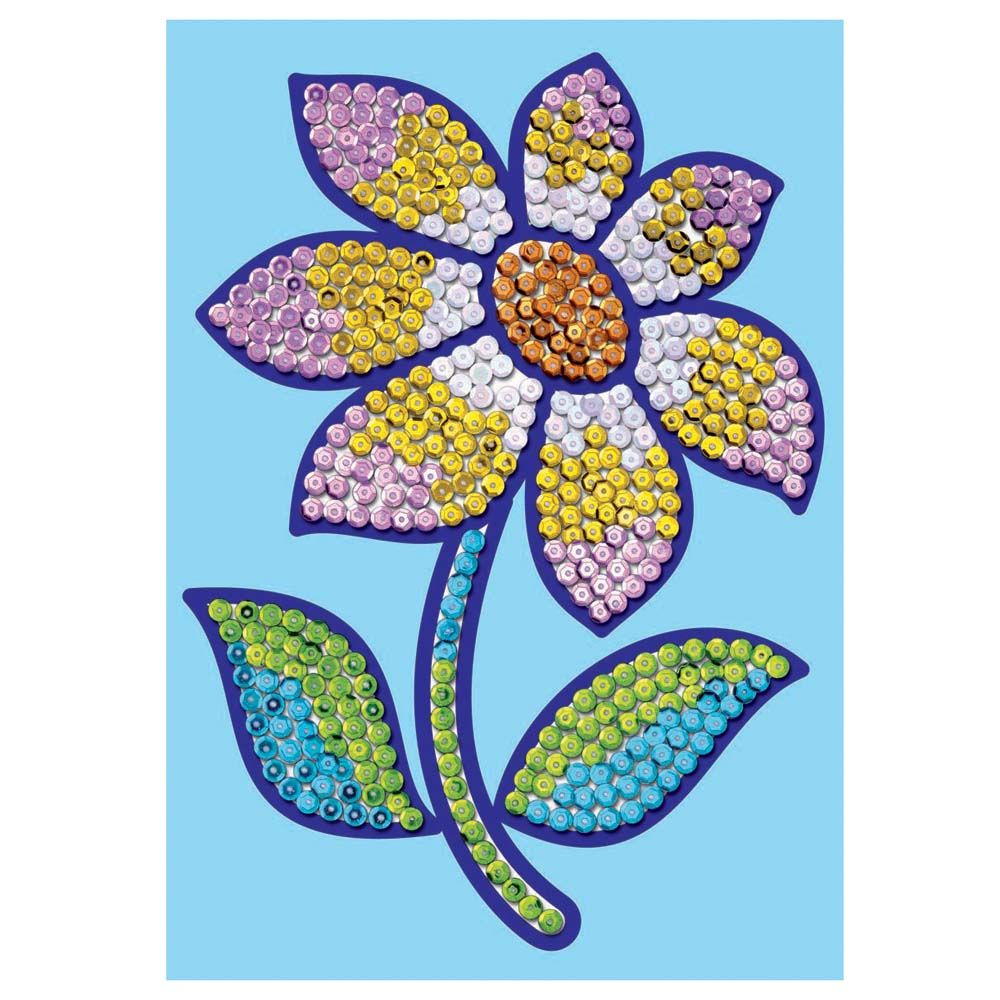 KSG crafts, Изкуство с пайети, Цвете