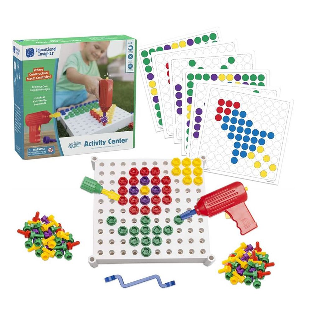 Learning Resources, Образователна игра, Подреди мозайка с винтоверт