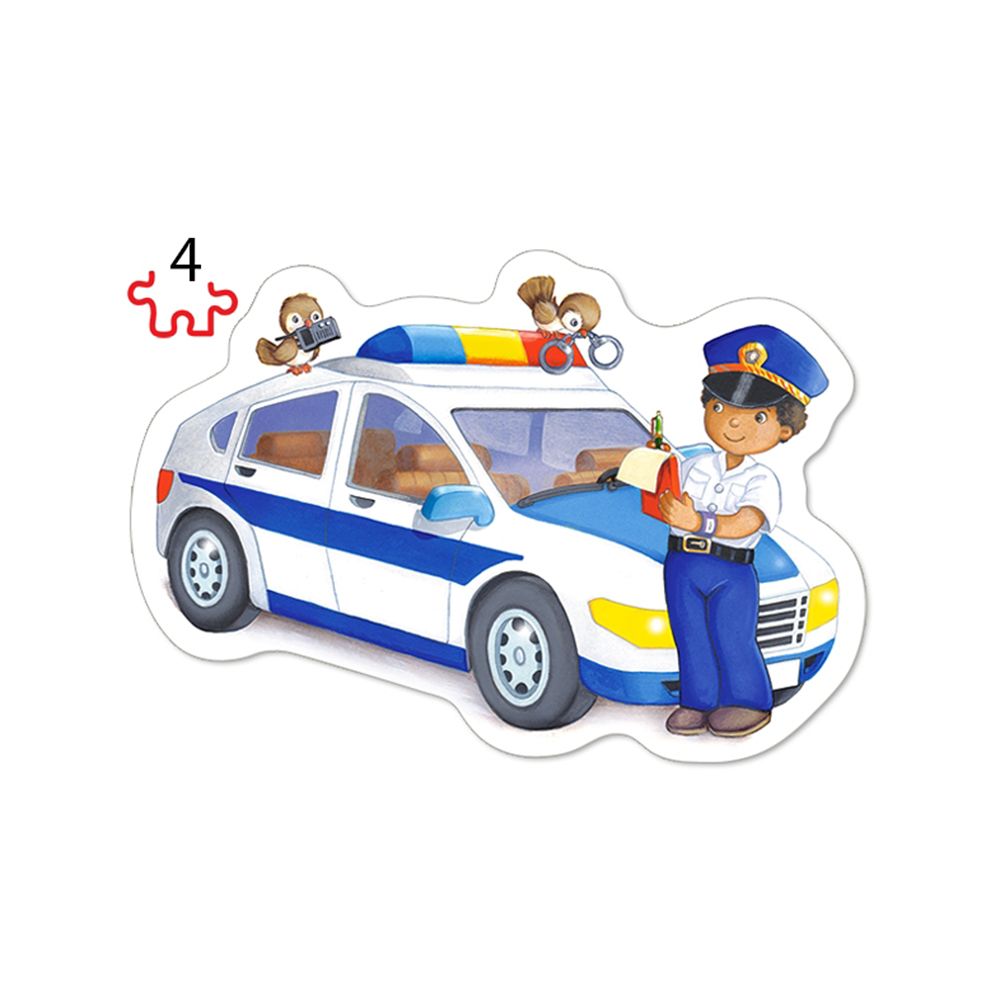 Вълнуващи професии, пъзел с 3, 4, 6 и 9 елемента